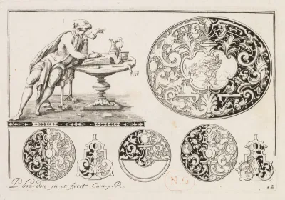 #2 from "Livre second Cesais de Graubre" Second book of Engraved Design
