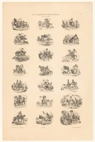 21 voorstellingen van paardrijdsters