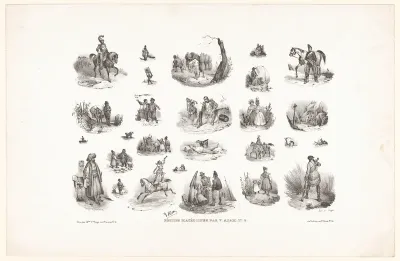 27 voorstellingen van mensen en dieren