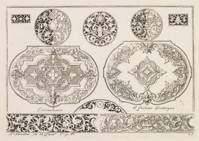 #4 from "Livre sencond essais de gravjre" second book of Engraved designs
