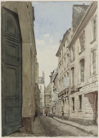 A AD. Jullien. 10 Rue Aubriot