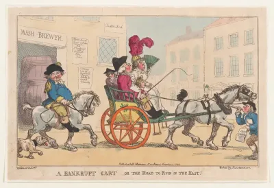 A Bankrupt Cart, or The Road to Ruin in the East!
