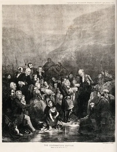 A baptism according to the Covenanters' rite