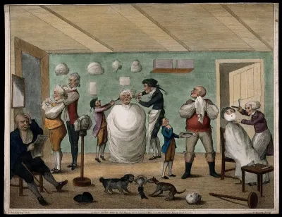 A barber's shop