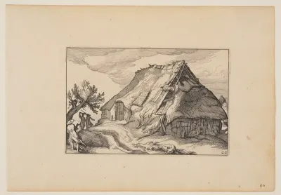 A Barn, from Landscapes (Verscheyden aerdige Lanthuysen...)
