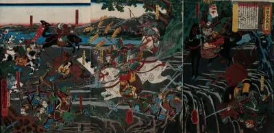 A battle between the forces of Kōshu and Echizan in 1547