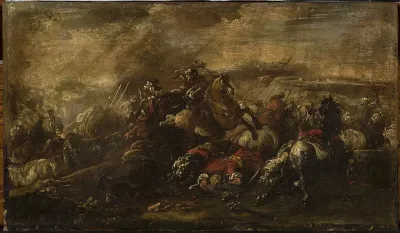 A battle scene