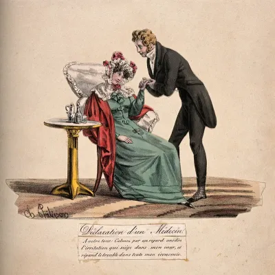 A besotted physician asks his young patient to cure him of his heartache