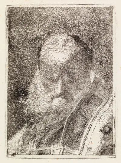 A Bishop (Head of an Old Man)