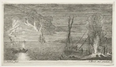 A Bonfire and Moonlight