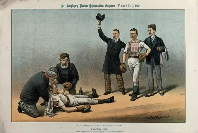 A boxer representing St