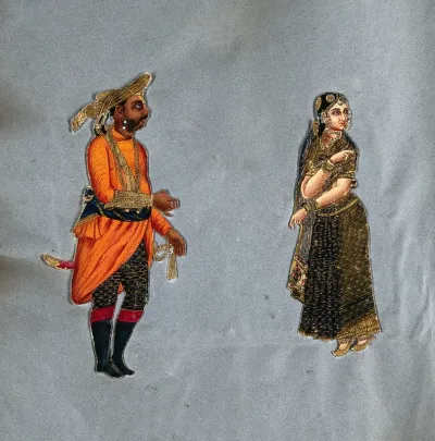 A Bundela man and wife of south India