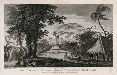 A burial place on Tongatapu, Tonga
