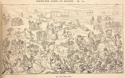 A busy day at the beach