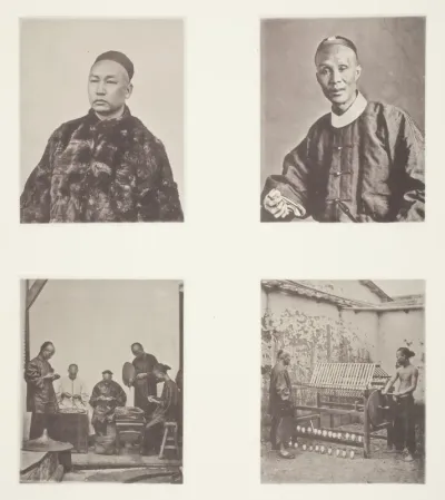 A Cantonese Gentleman; A Cantonese Gentleman; Schroffing Dollars; Reeling Silk
