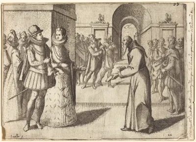 A Capucin bringing thanks of the King of Bavaria [recto]