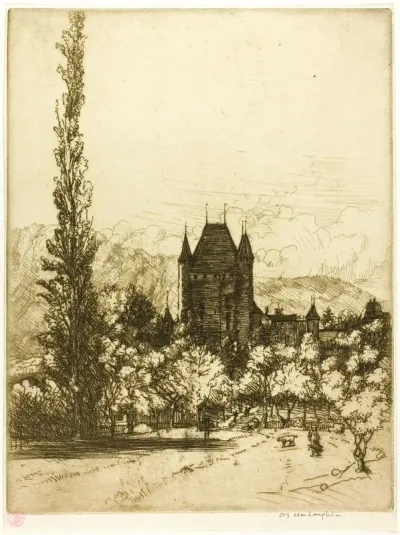 A Castle in Thun, Switzerland