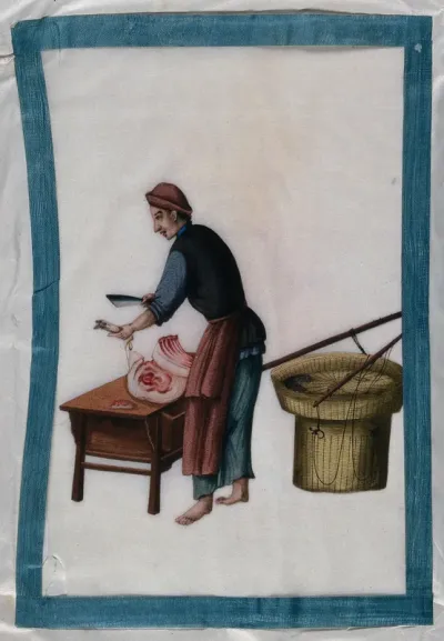 A Chinese butcher