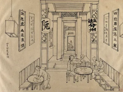 A Chinese kitchen