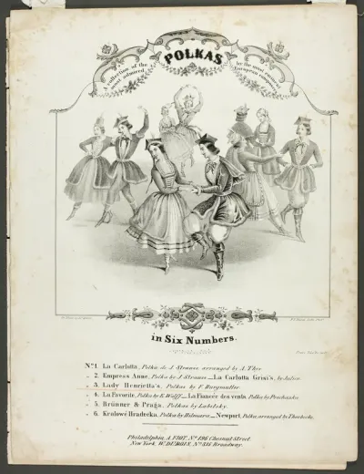 A Collection of the Most Admired Polkas...