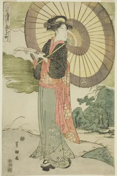 A Contemporary Parody of Komachi Prays for Rain (Tosei yatsushi Amagoi Komachi)