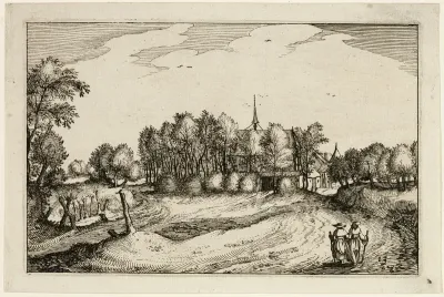 A Convent, plate thirteen after Pictures of Farms, Country Houses and Rustic Villages (Praediorum villarum et rusticarum casularum icones)