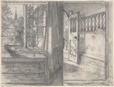 A Cottage Porch