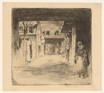 A Courtyard, Alkmaar