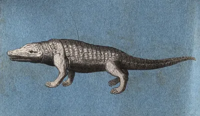 A crocodile or alligator