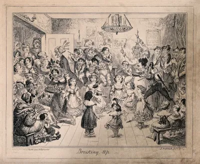 A dancing demonstration in a school, attended by the pupils' families and friends