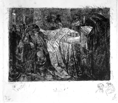 A deathbed scene