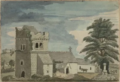A deserted church repaired in 1626