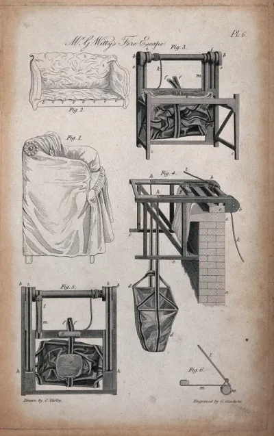 A device which could be used for escaping from a fire