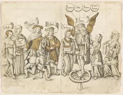 A Dialogue on Human Favor (recto) [fol. 15 verso / 16 recto]