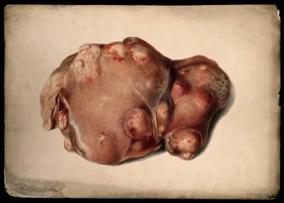 A diseased part of the body