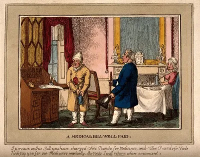 A doctor and his patient talking at cross purposes