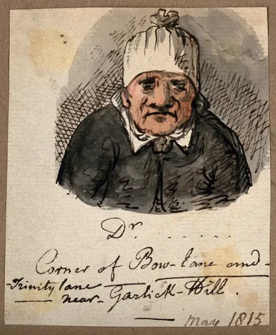 A doctor in a strange hat