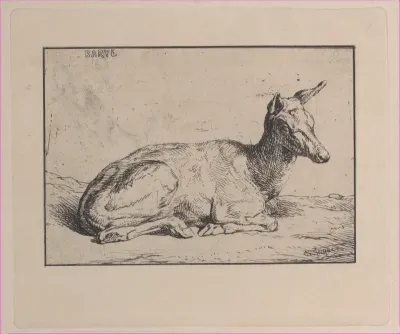 A Doe, after Barye