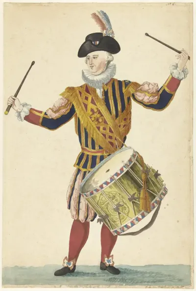 A Drummer from the Cent Suisses