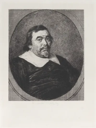 A Dutch Burgomaster, after Bartholomeus van der Helst, from "Etchings of Pictures in the Metropolitan Museum New York"