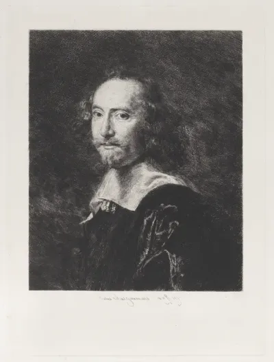 A Dutch Gentleman, after Adriaen de Vries, from "Etchings of Pictures in the Metropolitan Museum New York"