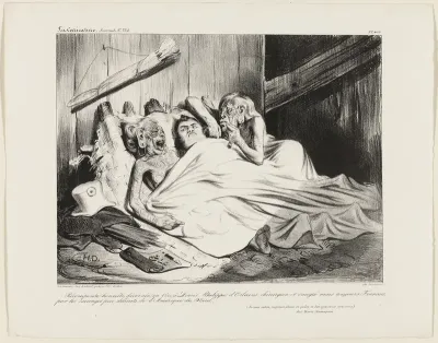 A Fair Reward Presented in 1800 by the Un-Prudish Savages of North America to Louis-Philippe of Orléans, surgeon and expatriate, but still a Frenchman. (I salute you, gracious Black Lady, the Lord is with you.) A Namaquan Ave Maria, plate 466