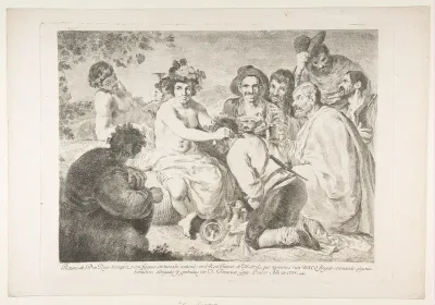 A False Bacchus Crowning Drunkards