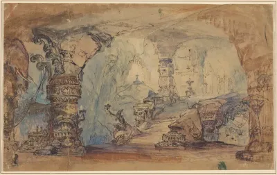 A Fantastic Underground Temple (Aladdin's Cave?)