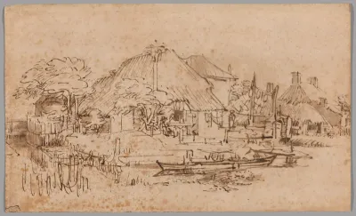 A Farm on the Amsteldijk, Seen from the Northwest
