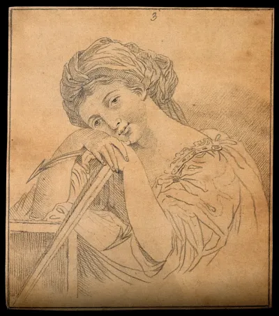 A female figure representing hope