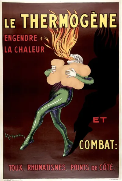 A fire-eater kindling fire in his lungs with the remedy Thermogène