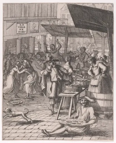 A Fish Market, from "Divers sujets Remarquables tirez de L'Histoire Greque"