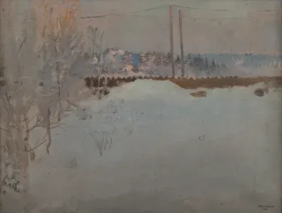 A foggy morning at Malmi