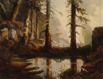 A Forest Pond, after H. A. Cappelen